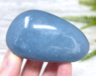 Angelite Palm Stone #1