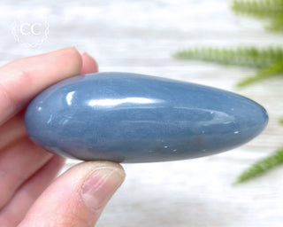 Angelite Palm Stone #1