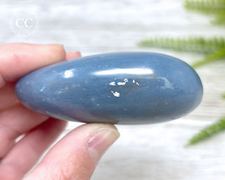 Angelite Palm Stone #1