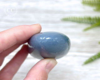 Angelite Palm Stone #1