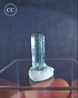 Aquamarine specimen from Erongo in Namibia.