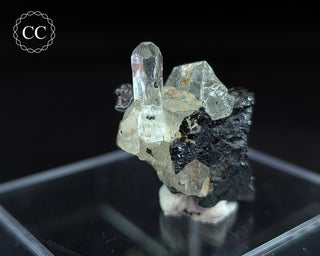 Aquamarine & Black Tourmaline - Namibia #2