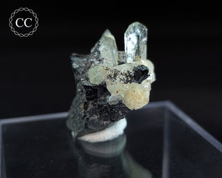 Aquamarine & Black Tourmaline - Namibia #2