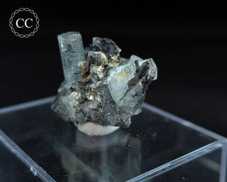 Aquamarine & Black Tourmaline - Namibia #3
