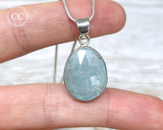 Aquamarine Silver Necklace #1