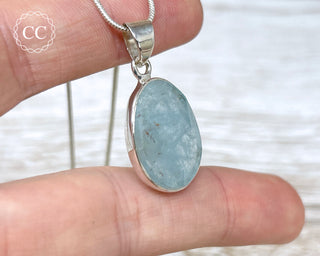 Aquamarine Silver Necklace #1