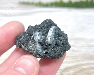 Aquamarine & Black Tourmaline - Namibia #8