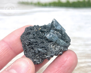 Aquamarine & Black Tourmaline - Namibia #8