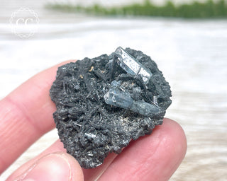 Aquamarine & Black Tourmaline - Namibia #8