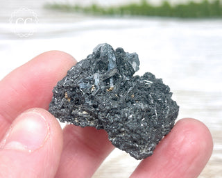 Aquamarine & Black Tourmaline - Namibia #8