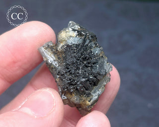 Aquamarine & Black Tourmaline - Namibia #7