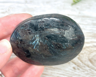 Arfvedsonite Chunky Palm Stone #2