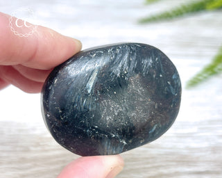 Arfvedsonite Chunky Palm Stone #2