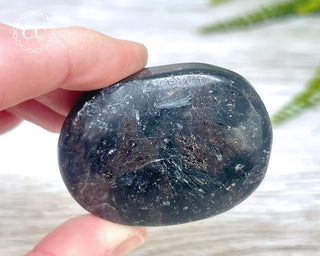 Arfvedsonite Chunky Palm Stone #2