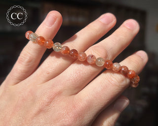 Arusha Sunstone 6mm Beaded Bracelet
