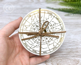 Astrology Wheel Coaster Set