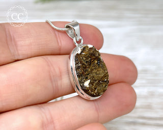 Astrophyllite Natural Silver Necklace #3