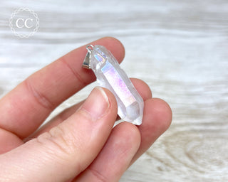 Angel Aura Quartz Necklace