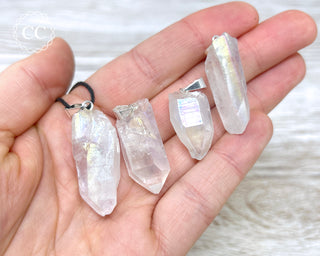 Angel Aura Quartz Necklace