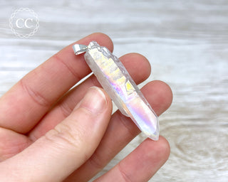 Angel Aura Quartz Necklace