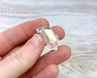 Angel Aura Quartz Necklace