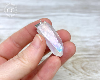 Angel Aura Quartz Necklace