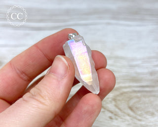 Angel Aura Quartz Necklace