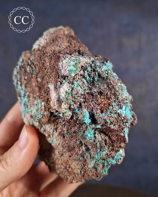 Delicate specimen of Aurichalcite from Santa Eulalia, Mexico