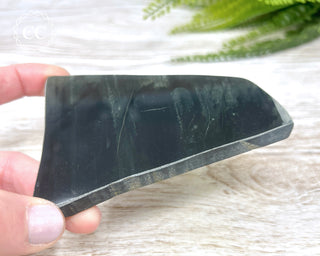 Australian Black Jade Polished Slice #1