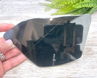 Australian Black Jade Polished Slice #4