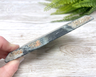 Australian Black Jade Polished Slice #4