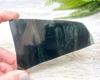 Australian Black Jade Polished Slice #1