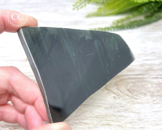 Australian Black Jade Polished Slice #1