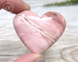 Australian Pink Opal Heart #2