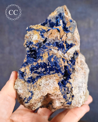 Azurite from the famous Morenci Mine in Greenlee County, Arizona