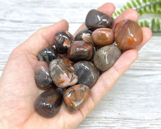 Bamboo Leaf Jasper Tumbled Crystal