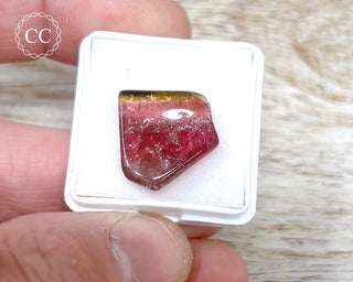 Bi Colour Tourmaline Polished #34