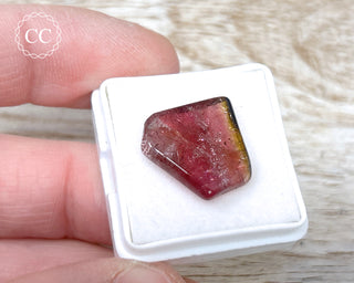 Bi Colour Tourmaline Polished #34