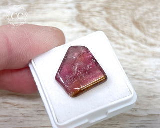 Bi Colour Tourmaline Polished #34