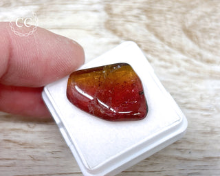 Bi Colour Tourmaline Polished #35