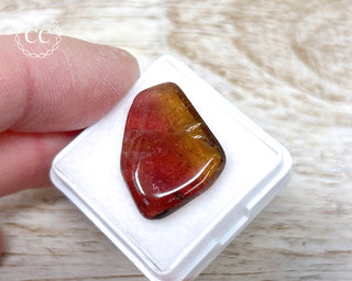 Bi Colour Tourmaline Polished #35
