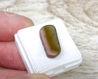 Bi Colour Tourmaline Polished #26
