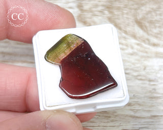 Bi Colour Tourmaline Polished #28
