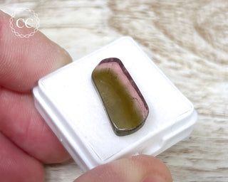 Bi Colour Tourmaline Polished #26