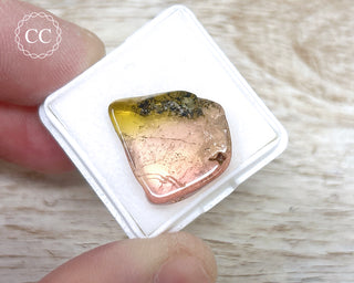 Bi Colour Tourmaline Polished #31