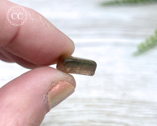 Bi Colour Tourmaline Polished #9