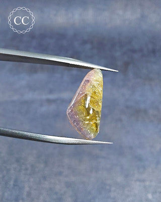 Bi Coloured Tourmaline Cabochon - Siberia #11