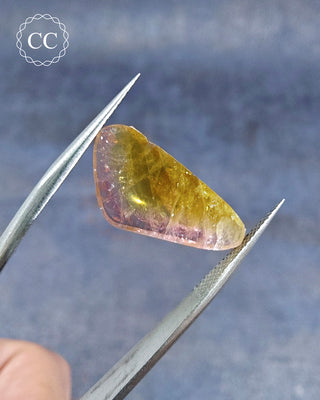 Bi Coloured Tourmaline Cabochon - Siberia #11