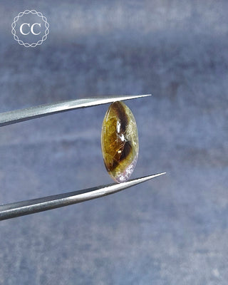 Bi Coloured Tourmaline Cabochon - Siberia #15
