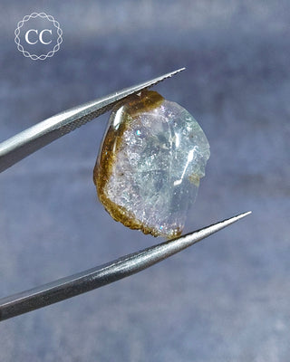 Bi Coloured Tourmaline Cabochon - Siberia #16